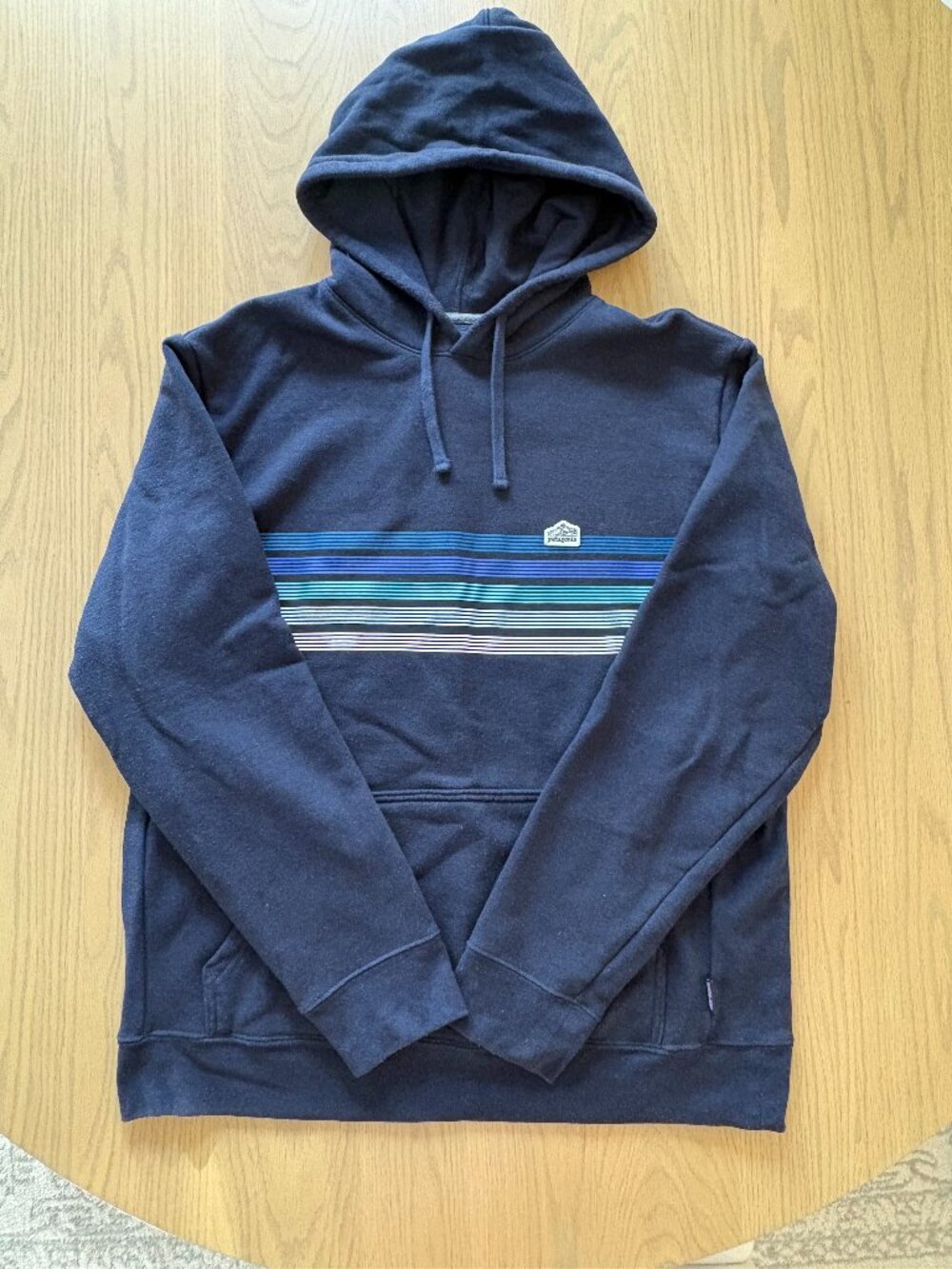 Patagonia Men's Line Logo Ridge Stripe Uprisal Hoody